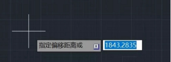 CAD如何通過(guò)兩點(diǎn)確定偏移距離？