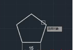 CAD如何按照比例縮放五邊形？